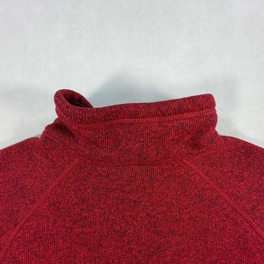 Patagonia Better Sweater 1/4 Zip Fleece Pullover Mens Medium Red Heather